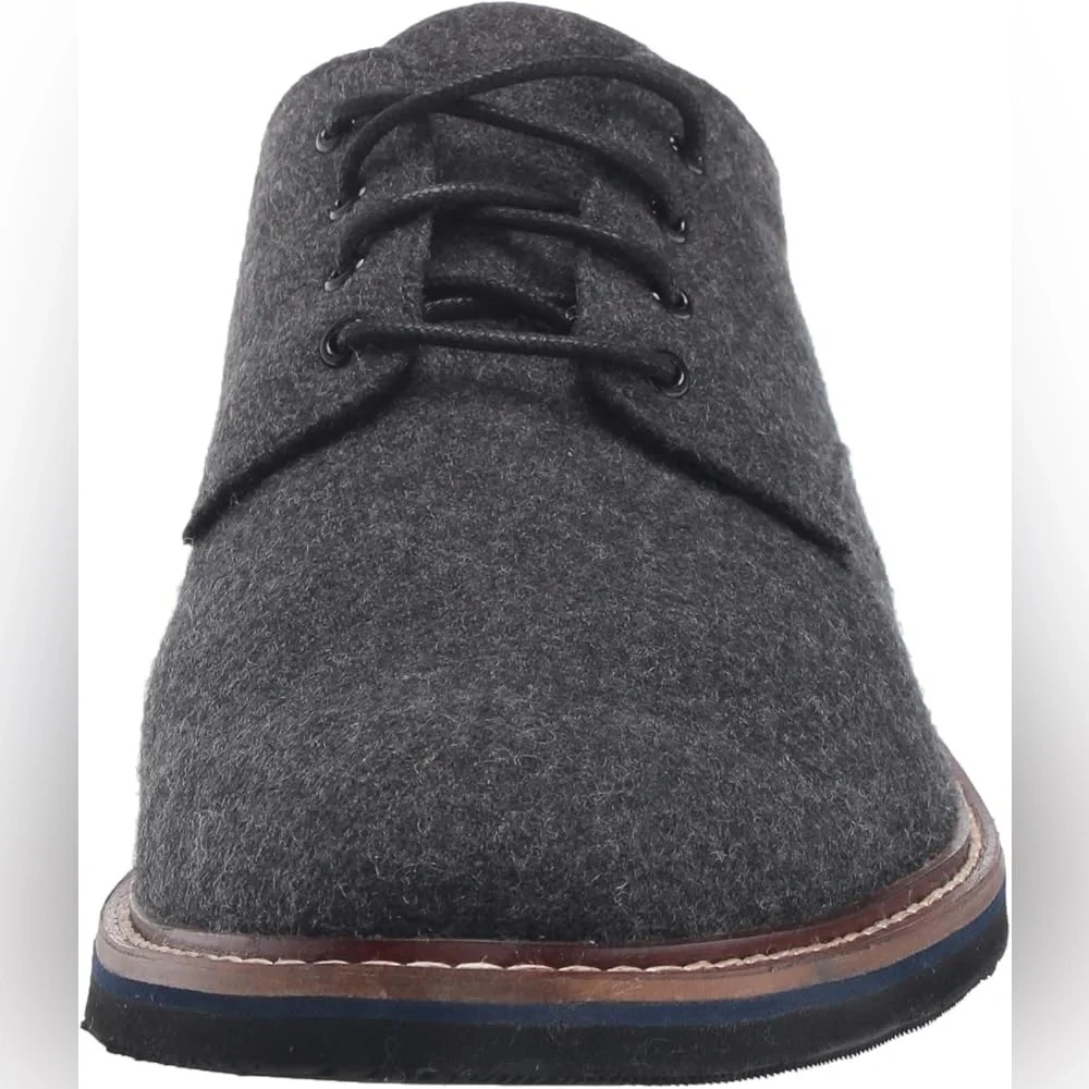 BOSTONIAN Men's Dezmin Plain Oxford Casual Dress Black Grey Wool Shoe Size 11